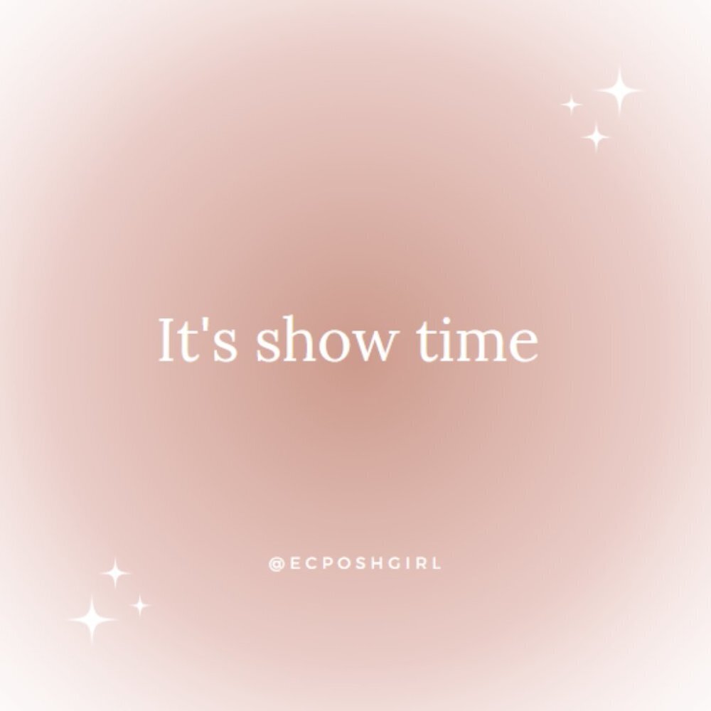 Stay tuned for my next show 💫